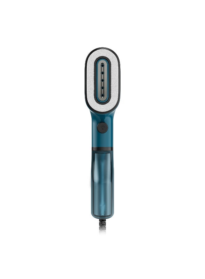 تيفال TEFAL Pure POP Garment Steamer | Steams/Purifies Garments | Steam Output Up to 20 g/min | Removes Lint | Delicate Fabrics | Reversible Pad System | Ultra-Compact | Travel-Friendly | Fast Heat-Up | 70 ml 1300 W DT2020G0 / DT2020E1 Alpes Blue - Image 2