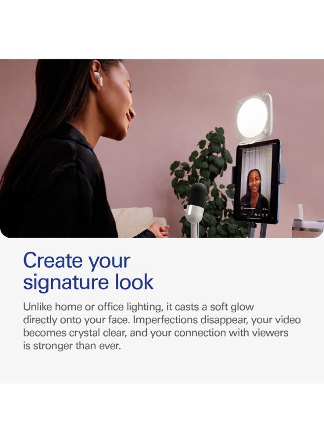 elgato Elgato Key Light Neo – Professional Video Call Light, No Glare, Adjustable Monitor Mount, Manual or Wi-Fi Control, Office/Streaming, Teams/Zoom/Slack/Twitch/Youtube – Plug-’n-Play on Laptop, PC, Mac  - Image 5