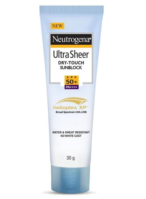 Ultra Sheer Sunscreen SPF 50+ for Oily, Dry & Sensitive Skin 30grams