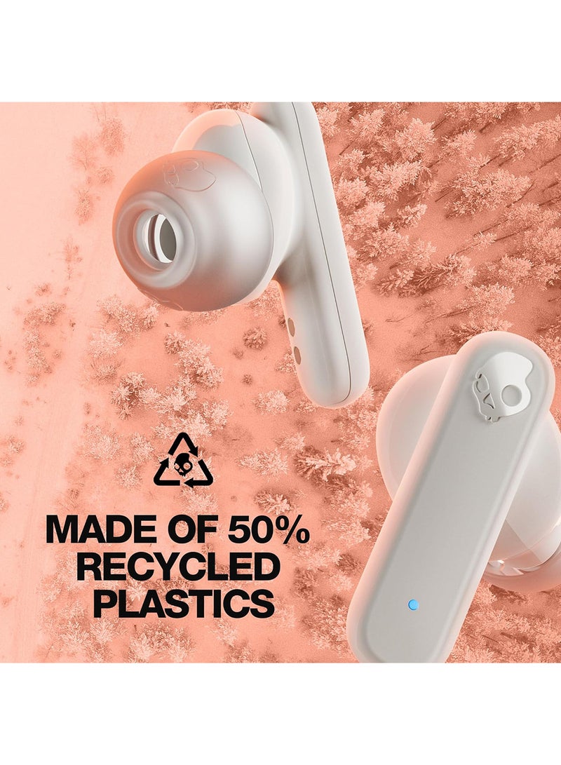 سكل كاندي سماعات أذن لاسلكية داخل الأذن، بطارية تدوم 20 ساعة، 50% من البلاستيك المتجدد، ميكروفون، تعمل مع أجهزة iPhone وAndroid وBluetooth - Image 4
