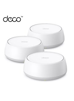 TP-LINK Deco BE25 BE3600 Whole Home Mesh WiFi 7 System, 688 Mbps at 2.4 GHz + 2882 Mbps at 5 GHz, 2 × 2.5 Gigabit Ports, Deco App, HomeShield, AI Mesh, MLO, Alexa and Google Assistant Supported, a Pack Of 3 White  - Image 1