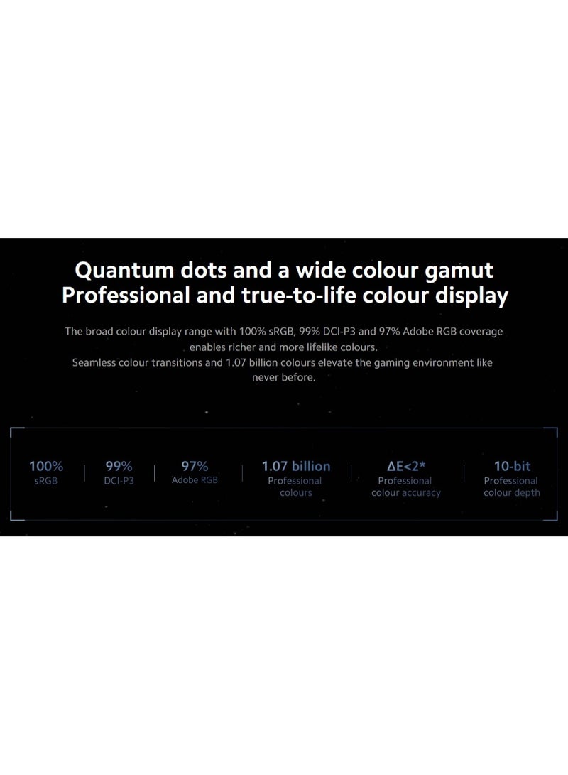 Xiaomi - Mini LED Gaming Monitor G Pro 27i | E-sports flagship | 180Hz high refresh rate | HDR1000 Bright picture | FreeSync Graphics | 1ms Fast response | 1152-zone Mini LED | RGB ambient light Multicolor - Image 1