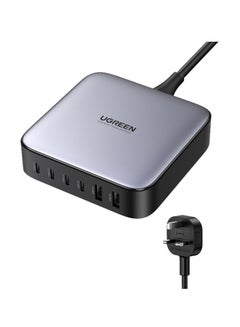 Ugreen GaN 200W Desktop Charger 6-Port - Space Grey  - Image 1