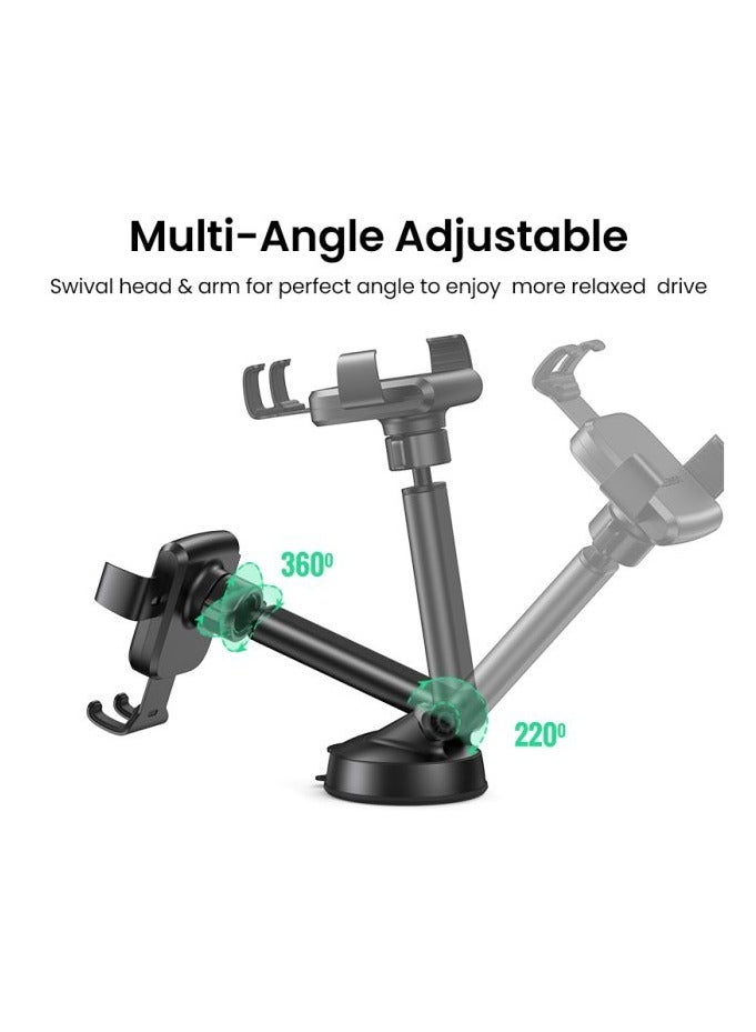 Ugreen Gravity Phone Holder With Suction Cup - Black  - Image 5