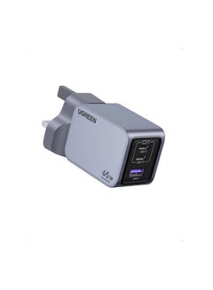 يو جرين شاحن حائط Nexode GaN Tech 2 منفذ USB-C ومنفذ USB 65 وات -  - Image 1