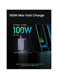 يو جرين شاحن حائط Nexode Pro بمنفذين USB-C ومنفذ USB بقوة 100 وات -  - Image 2