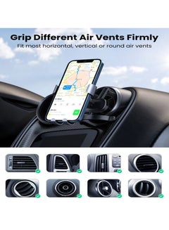 Gravity Phone Holder for Round Air Vent - Black - pnsku/N70104091V/45/_/1724747561/67c0080c-6e40-4c9b-9577-fa64d9c4cb84