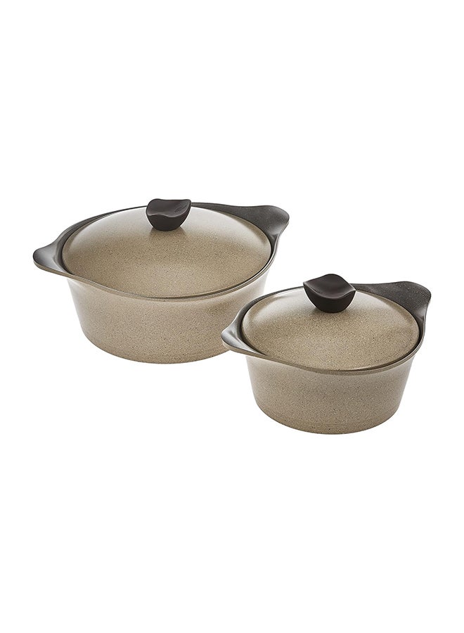 Neoflam Aeni Cooking Set 8Pcs Warm Marble Warm Marble - Image 2