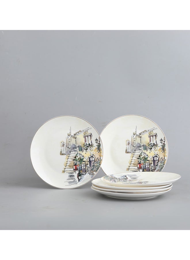 نيو فلام طقم أطباق حلوى مكون من 6 قطع من البورسلين - Image 2