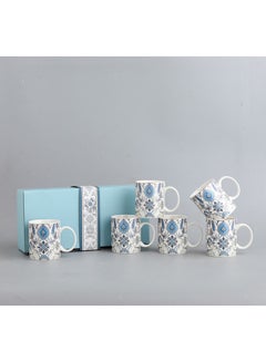 نيو فلام Neoflam Porslain  Tea Mug Set 6Pc  Made Of Porcelain With Assorted Color Decorated Design Assorted Color Decorated  - Image 1