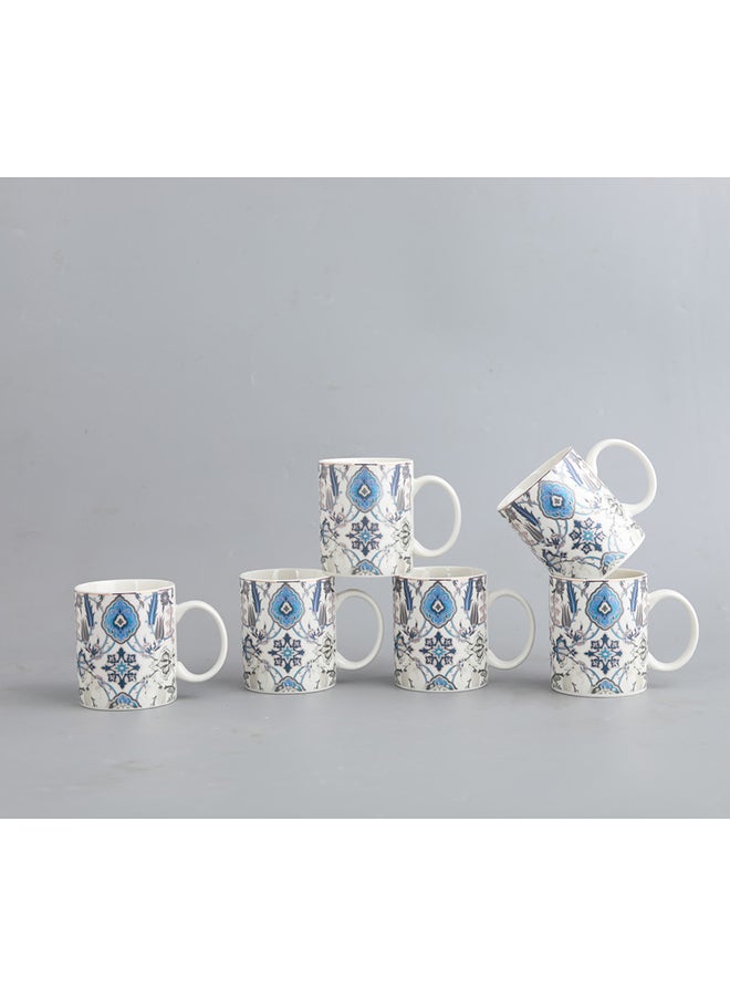 Neoflam Neoflam Porslain  Tea Mug Set 6Pc  Made Of Porcelain With Assorted Color Decorated Design Assorted Color Decorated  - Image 2