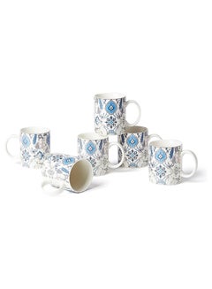 نيو فلام Neoflam Porslain  Tea Mug Set 6Pc  Made Of Porcelain With Assorted Color Decorated Design Assorted Color Decorated  - Image 3