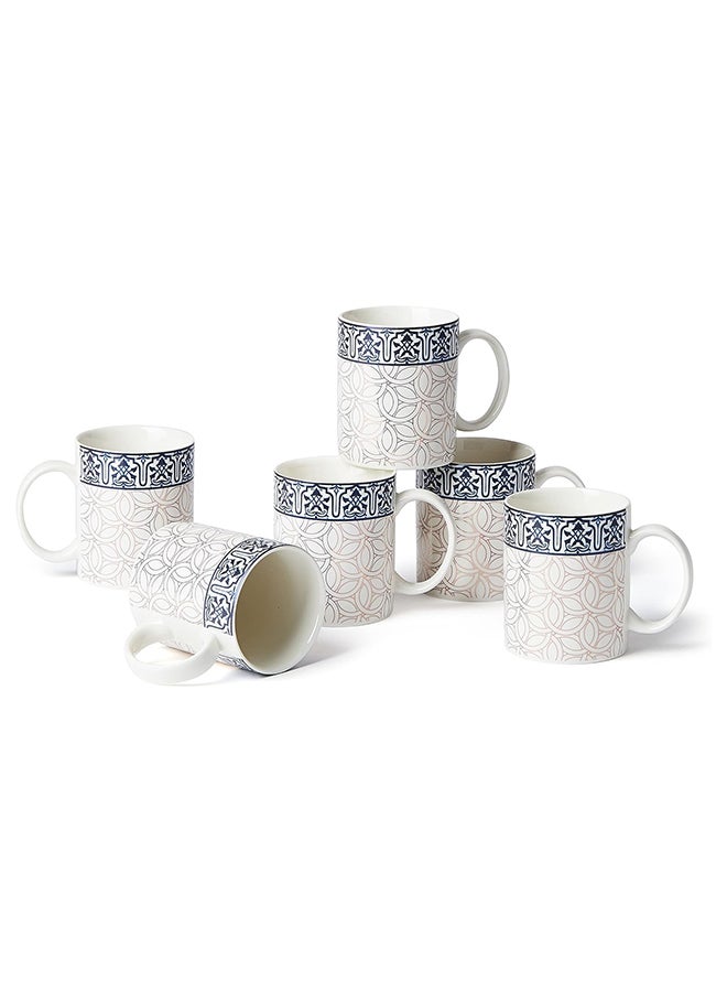 نيو فلام Neoflam Porslain  Tea Mug Set 6Pc  Made Of Porcelain With Assorted Color Decorated Design Assorted Color Decorated  - Image 3