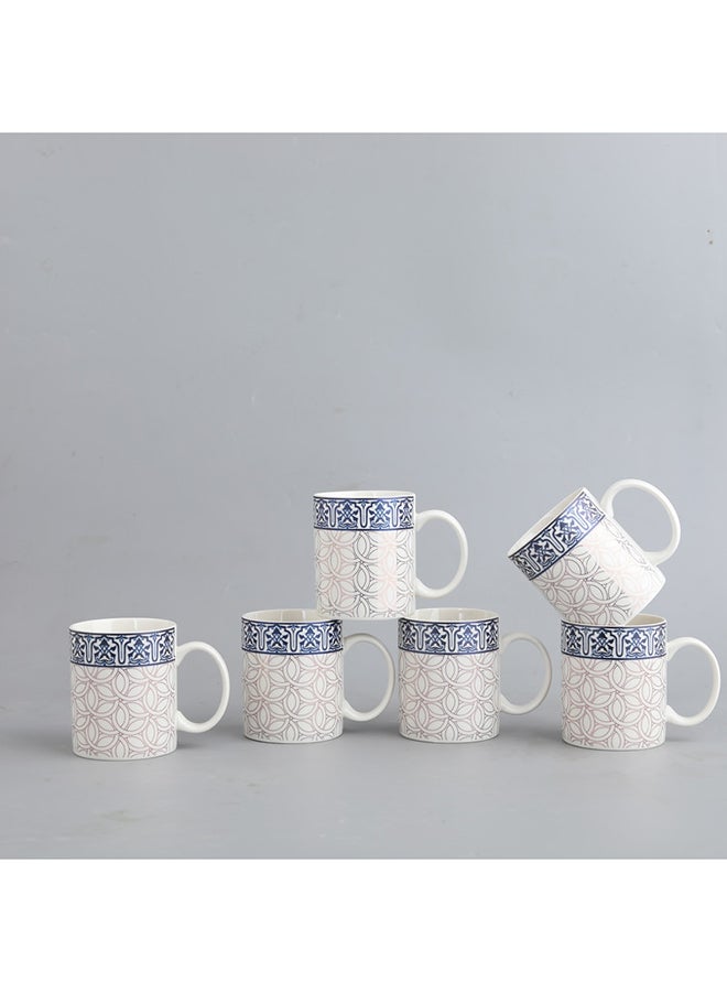نيو فلام Neoflam Porslain  Tea Mug Set 6Pc  Made Of Porcelain With Assorted Color Decorated Design Assorted Color Decorated  - Image 2