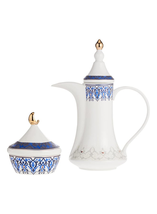 نيو فلام طقم قهوة عربية نيفولام 16 قطعة بتصميم مزخرف متنوع - Image 3