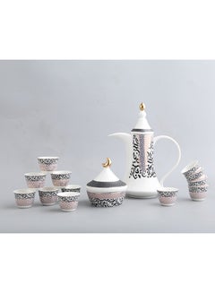 Neoflam Neoflam Arabic Coffee Set 16Pcs Assorted Decorated Design Assorted Color Decorated 