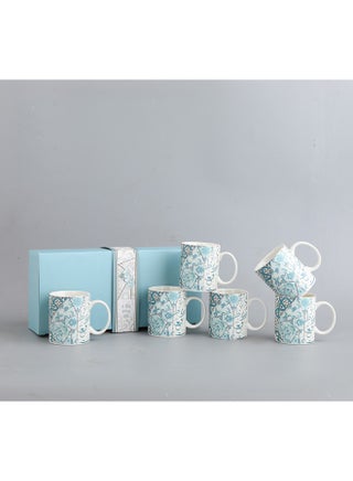 Neoflam Porslain  Tea Mug Set 6Pc  Made Of Porcelain With Assorted Color Decorated Design Assorted Color Decorated - pnsku/N70104145V/45/_/1724754234/e8d8420e-f912-4903-ae76-5ec540da506a