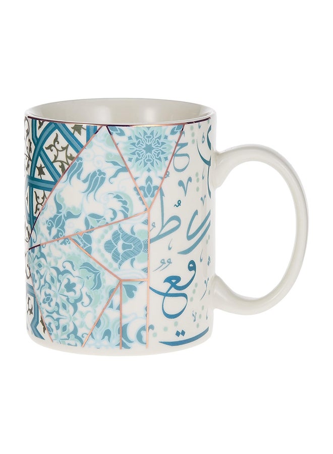 Neoflam Porslain  Tea Mug Set 6Pc  Made Of Porcelain With Assorted Color Decorated Design Assorted Color Decorated