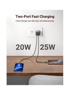 يو جرين شاحن حائط Nexode GaN 2 منفذ USB-C بقوة 45 وات -  - Image 2