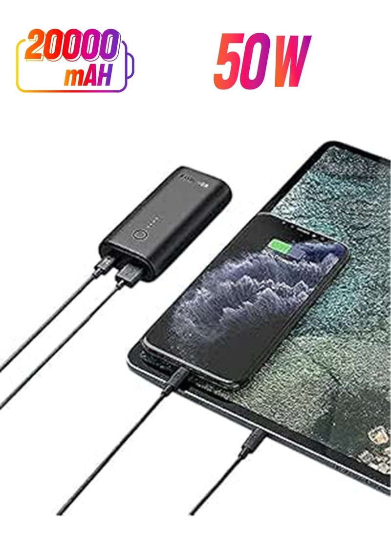 RAVPOWER 20000 mAh RP-PB208BLK 20000mAh PD+QC 50W Total Power Bank Offline (PD20W Upgrade) Black 