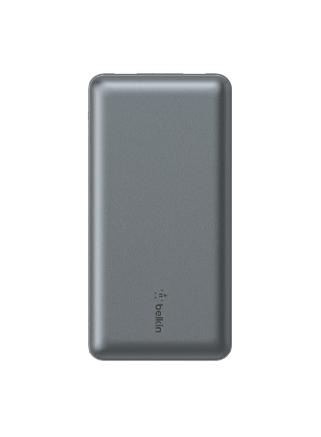 belkin 20000 mAh BoostCharge Pro Power Bank 20K - Battery Pack w/ USB-C & USB-A Ports, 15Watts Output Power, Portable Charger for iPhone 15, 14, 13, 12, iPad Pro, Galaxy S24, S24 Ultra, S24+ Space Grey  - Image 5