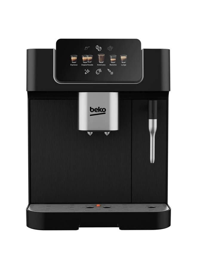 Beko - CaffeExperto Bean To Cup Coffee Machine with Steam Wand 2 Liter 2 L 1350 W CEG7302B Black - Image 1