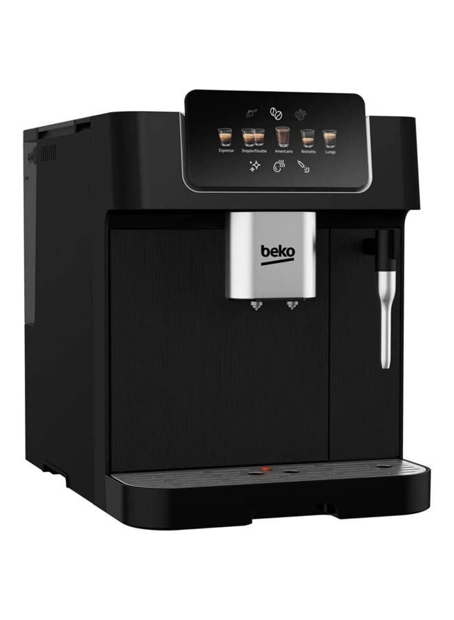 Beko - CaffeExperto Bean To Cup Coffee Machine with Steam Wand 2 Liter 2 L 1350 W CEG7302B Black - Image 1