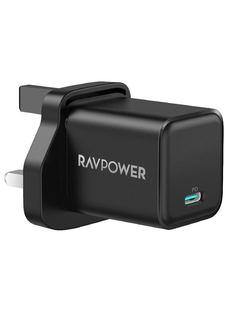 بيسوس GaN5 Fast Charger(mini) 1C 30W UK Moon White