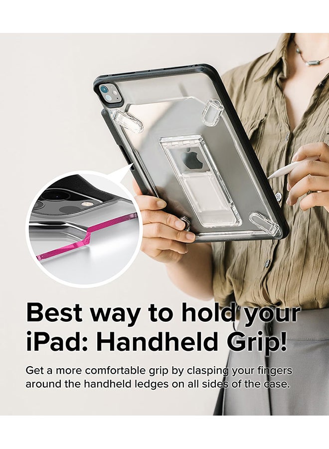 Ringke Fusion Sketch Stand [Case + Stand] For iPad Pro 11 Inch Case Cover (M4, 2024) Slim Clear Bumper Cover for Writing and Drawing Black - Image 4