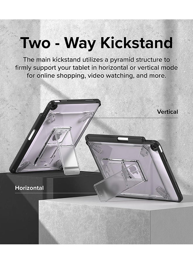 Ringke Fusion Sketch Stand Designed for iPad Air 11 (M2, 2024) / Air 5th/4th Generation Case with Overcharge Protection Pencil Holder Black - Image 5