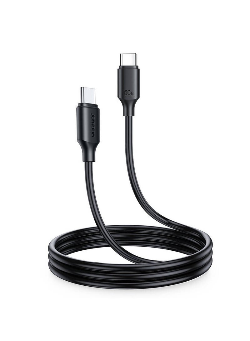 JOYROOM JOYROOM USB-C - USB-C CABLE 480MB/S 60W 1M BLACK (S-A9) Black - Image 1