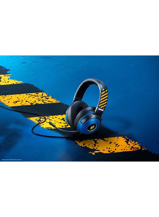 RAZER - Kraken V3 X Wired USB Gaming Headset: 285g Lightweight Build - Triforce 40mm Drivers - HyperClear Cardioid Mic - 7.1 Surround Sound - Chroma RGB Lighting - Fortnite Edition - Image 1