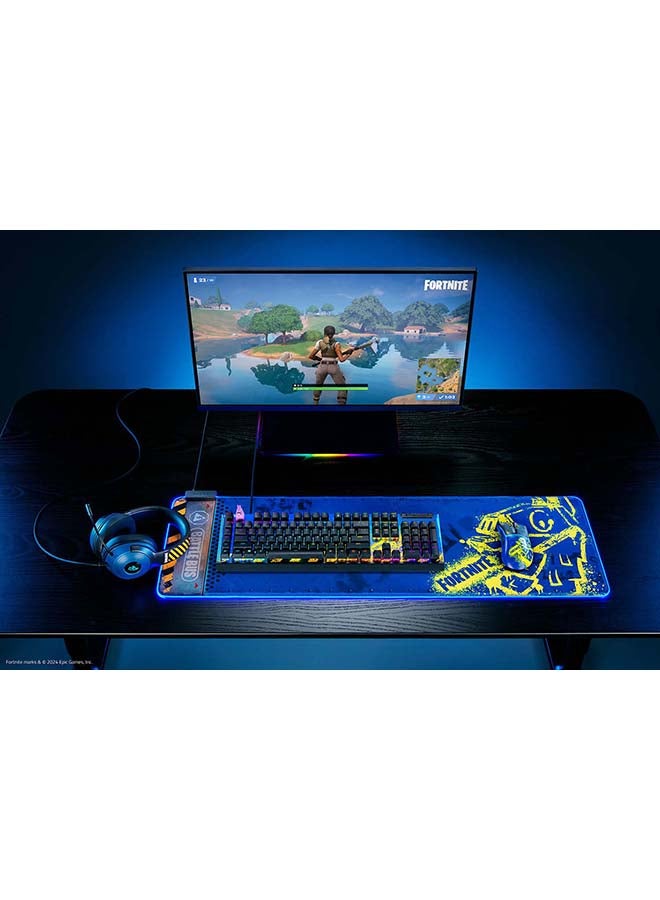 RAZER - Kraken V3 X Wired USB Gaming Headset: 285g Lightweight Build - Triforce 40mm Drivers - HyperClear Cardioid Mic - 7.1 Surround Sound - Chroma RGB Lighting - Fortnite Edition - Image 1