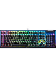RAZER Razer BlackWidow V4 X Mechanical Gaming Keyboard: Yellow Switches Linear & Silent - 6 Macro Keys - Chroma RGB - Doubleshot ABS Keycaps - Sound Dampening & Stabilizers - Fortnite Edition  - Image 1