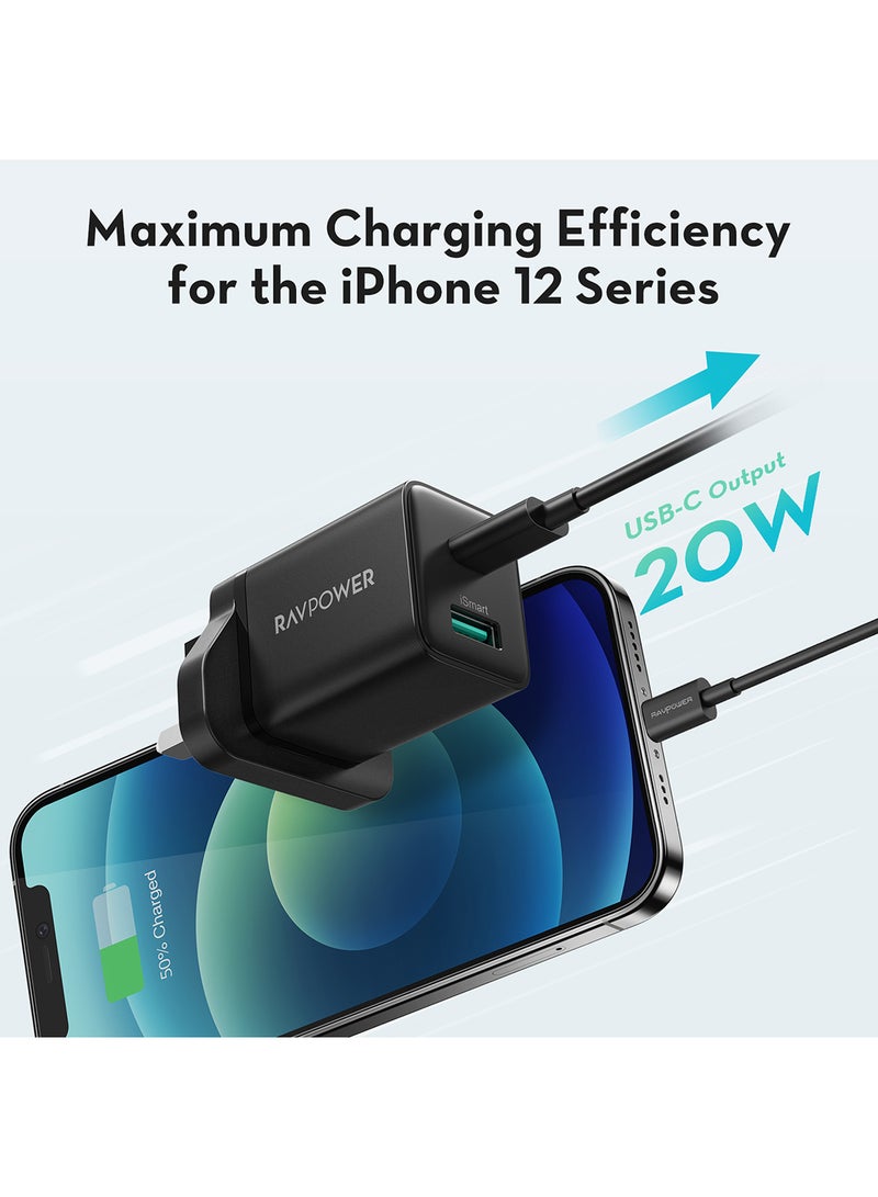 راف باور مجموعة شاحن الحائط 2 في 1 RP-PC173 (PC168*1، CB1016*1) - Image 3