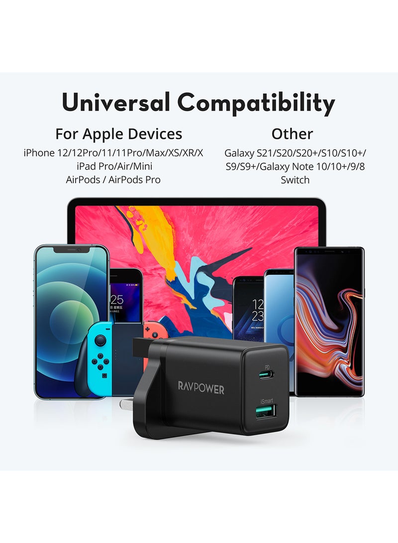 راف باور مجموعة شاحن الحائط 2 في 1 RP-PC173 (PC168*1، CB1016*1) - Image 4