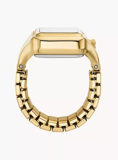 FOSSIL Women's Raquel Watch Ring Two-Hand Gold-Tone Stainless Steel ES5343 - 14 Mm  - Image 4