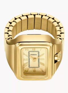 FOSSIL Women's Raquel Watch Ring Two-Hand Gold-Tone Stainless Steel ES5343 - 14 Mm  - Image 3