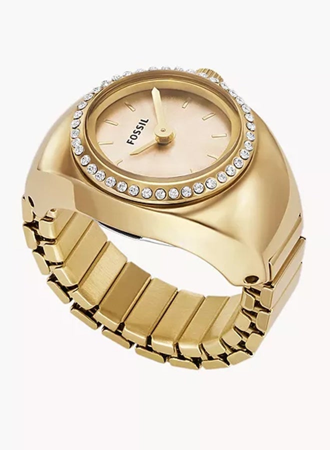 فوسيل Women's Watch Ring Two-Hand Gold-Tone Stainless Steel ES5319  - Image 1