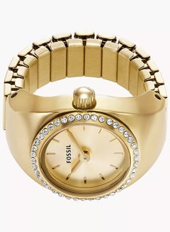 FOSSIL Women's Watch Ring Two-Hand Gold-Tone Stainless Steel ES5319  - Image 2