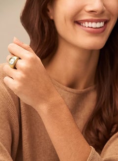 FOSSIL Women's Watch Ring Two-Hand Gold-Tone Stainless Steel ES5319  - Image 4