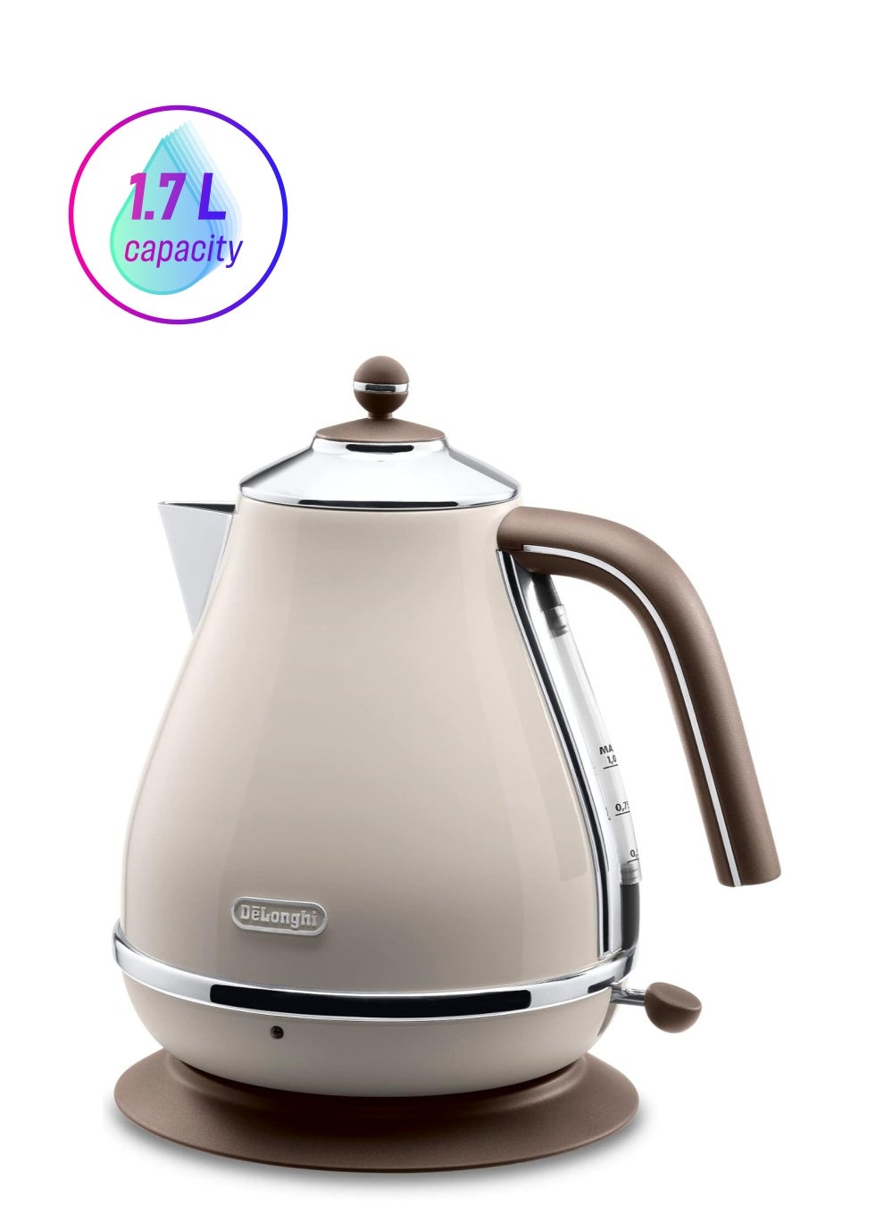Icona Vintage Electric Kettle 1.7 L 2000 W KBOV2001.BG Beige