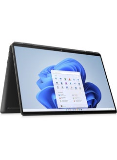 إتش بي كمبيوتر محمول Spectre x360 قابل للتحويل 2 في 1 بشاشة OLED مقاس 16 بوصة ومعالج Core i7-12700H وذاكرة وصول عشوائي 16 جيجابايت ومحرك أقراص SSD سعة 1 تيرابايت وبطاقة رسومات Intel Iris XE ونظام تشغيل Windows 11  - Image 4