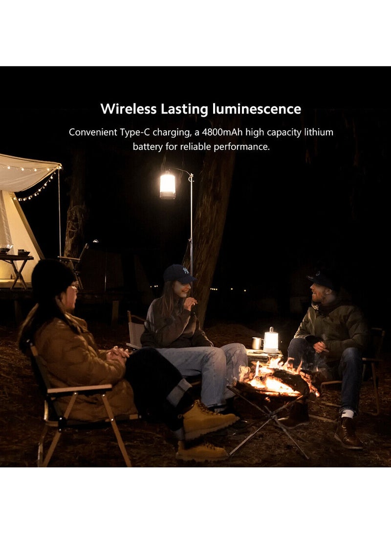 Xiaomi - Multi-function Smart Camping Lantern 4800mAh Battery Bluetooth Smart Control IP54 Water Resistance - Image 1