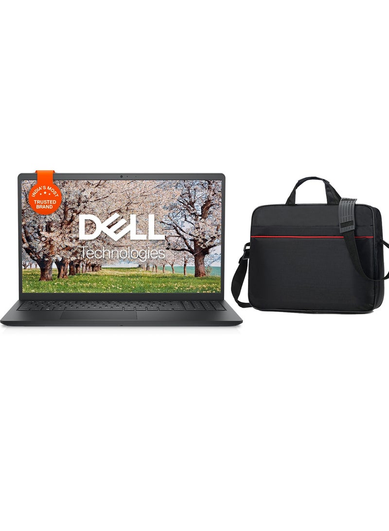DELL 2024 Inspiron 3530 Think & Light Laptop With 15.6-Inch Display Touch Screen, Core i5 Processor/16GB RAM/512 GB SSD/Intel Iris XE Graphics/Windows 11 + Bag English/Arabic Black  - Image 1