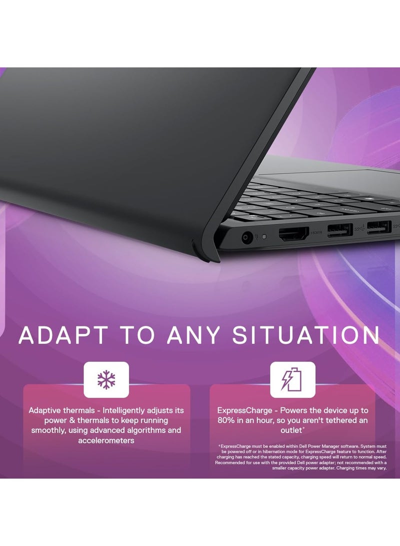 DELL 2024 Inspiron 3530 Think & Light (Upgraded Version) Laptop With 15.6-Inch Display Touch Screen, Core i5 Processor/16GB RAM/1 TB SSD/Intel Iris XE Graphics/Windows 11 + Bag English/Arabic Black  - Image 2