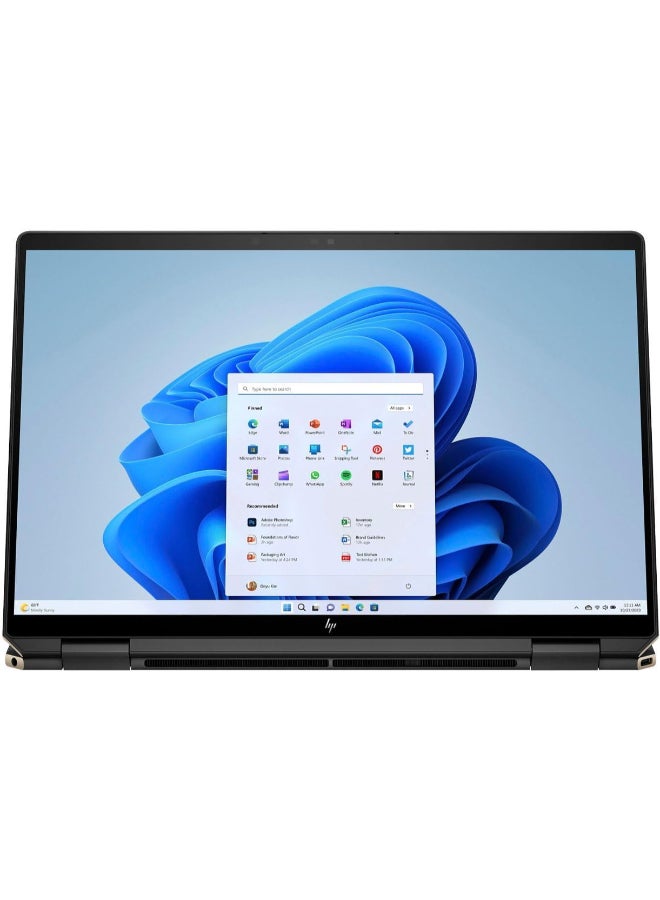 إتش بي - كمبيوتر محمول Spectre x360 قابل للتحويل 2 في 1 بشاشة OLED مقاس 14 بوصة ومعالج Core Ultra 7-155H وذاكرة وصول عشوائي 16 جيجابايت ومحرك أقراص SSD سعة 1 تيرابايت وبطاقة رسومات Intel Iris XE وWindows 11 Pro - Image 1