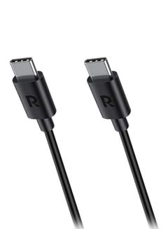 RAVPOWER RP-CB1021 Type-C To Type-C Cable 1M TPE Black  - Image 1