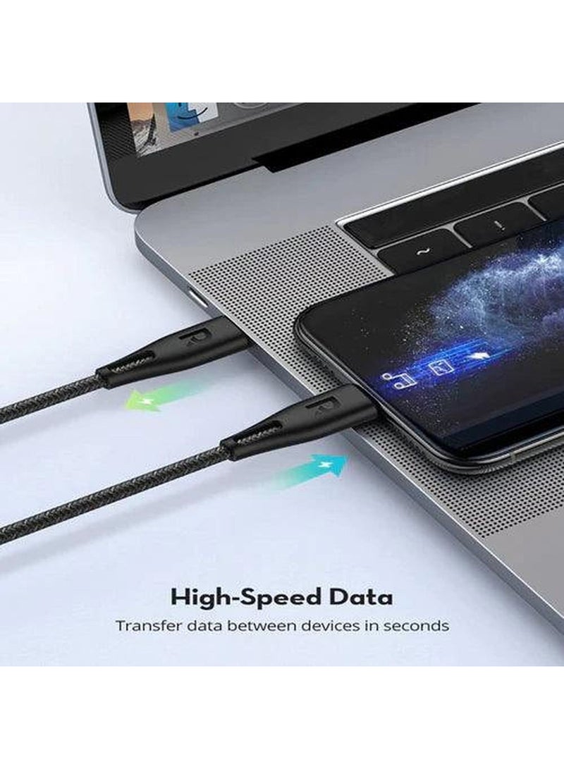 راف باور - كابل RP-CB1033 3 في 1 من النوع A إلى Micro+Type C+Lightning - Image 1