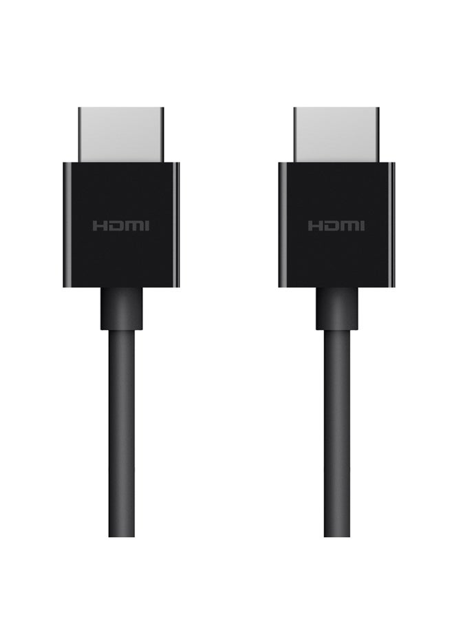 belkin 8K Ultra High Speed HDMI 2.1 Cable, Delivers 8K@60Hz Or 4K@120Hz, Supports Dolby Vision And HDR 10, Deal For Sony PlayStation 5 (PS5) And Microsoft Xbox Series X, 2M Cable Black  - Image 1